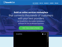 Tablet Screenshot of growthclick.com